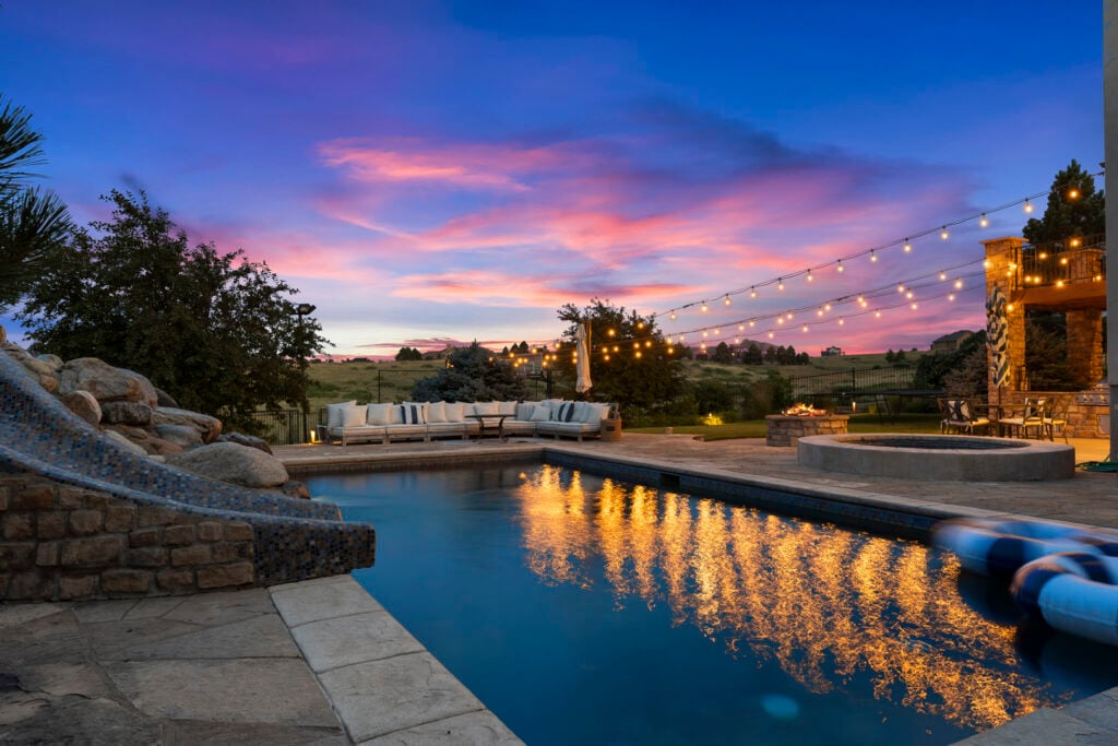 Castle Rock Twilight Real Estate Photography